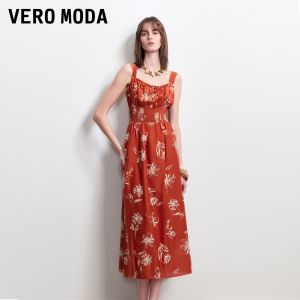 Vero Moda | Đầm Phong Cách Nghỉ Dưỡng In Hoa Lụa Hè
