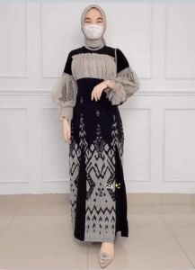 RAHAYU BAJU TENUN TERBARU-GAMIS TENUN-BAJU KONDANGAN-BAJU FORMAL-BAJU FASHION INDONESIA-TENUN ETHNIC-TENUN IKAT JEPARA