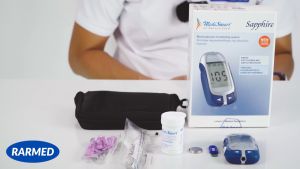 Máy đo đường huyết điện tử Medismart Sapphire Plus cho người bị tiểu đường
