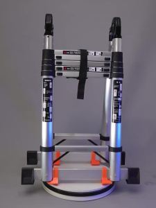 Thickened Aluminum Alloy Extendable Folding Stair Ladder