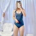sando bodysuit knitted women's knitted body suit One piece bodysuit fits small to semi large. 