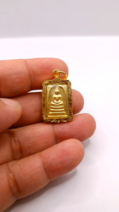 K628 พระสมเด็จ สมเด็จโต วัดระฆัง เนื้อโลหะชุบทอง ขนาด 1.5X3.0 ซม. กรอบทองไมครอน พร้อมส่ง พระสมเด็จวัดระฆัง สมเด็จพระพุฒาจารย์โต หลวงพ่อโต วัตถุมงคล