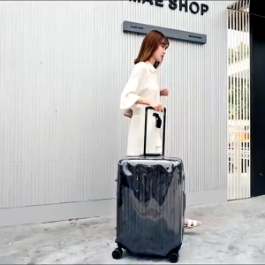 [COD] PVC Transparent Luggage Cover: Dustproof Waterproof for Trolley/Travel Suitcases