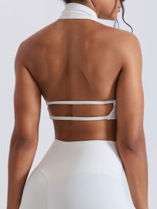 QIJINXIANGMEI | High Neck Shockproof Close-Fitting Sports Bra