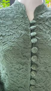 STELAN KEBAYA TUNIK BROKAT KANCING DEPAN/KEBAYA TUNIK MEWAH ELEGAN/TUNIK PESTA KONDANGAN/KEBAYA BROKAT TUNIK ROK BATIK PLISKET