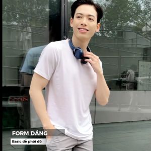 Áo cộc tay nam chất Cotton mềm mịn thoải mái thấm hút cực tốt không bai xù MTS04 Thương Hiệu MENTORIS