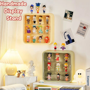 Wall Mounted Blind Box Doll Display Stand & Dust-proof Toy Storage