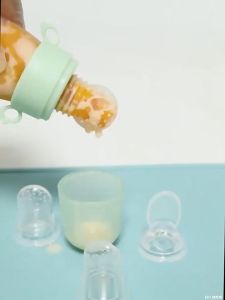 3in1 Infant Baby Safety Kids Silicone Feeding Spoon Feeder Food Rice Free Fruit Pacifier Nipple Cereal Bottle Essential