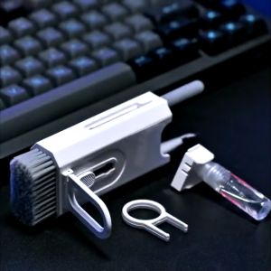 ชุดทำความสะอาดหูฟัง Moreno แท้ 8in1 ชุดทำความสะอาดหูฟัง โทรศัพท์ มีแปรงทำความสะอาดและสเปร็อร์ยในตัว