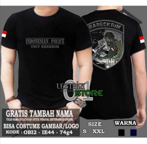 JAKET BOMBER BARESKRIM EDISI INDONESIAN POLICE TERBARU