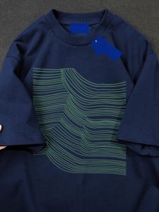 Retro American Short Sleeve T-Shirt Pure Cotton Casual Heavyweight Men Women Summer Sport Couple Tops round Neck Cool Feeling