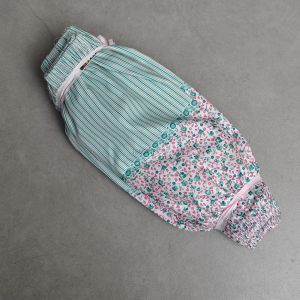 Korean Style Long Floral Sleeve Covers Simple Home Anti-Stain Work Sleeve Covers Autumn Winter Office Cleaning Wide Mouth Guard Sleeve