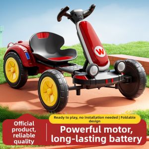 Electric Rechargeable Folding Easy-Assembly Kids Toy Car