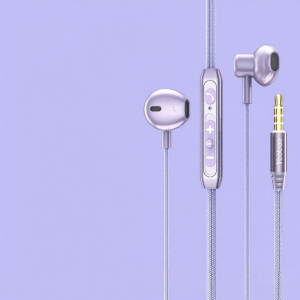 Yoobao | Typec Headphones Computer Headphones Wired Headphones Flat Round Hole Headphones