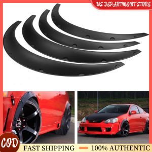 4Pcs/Set Universal Flexible Car SUV Off-road Fender Flare Wheel Arch Protector Fast delivery