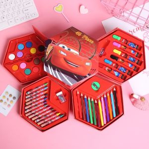 Hộp Bút Chì Màu 4 Tầng Xoay Có 46 Màu Cho Bé Yêu