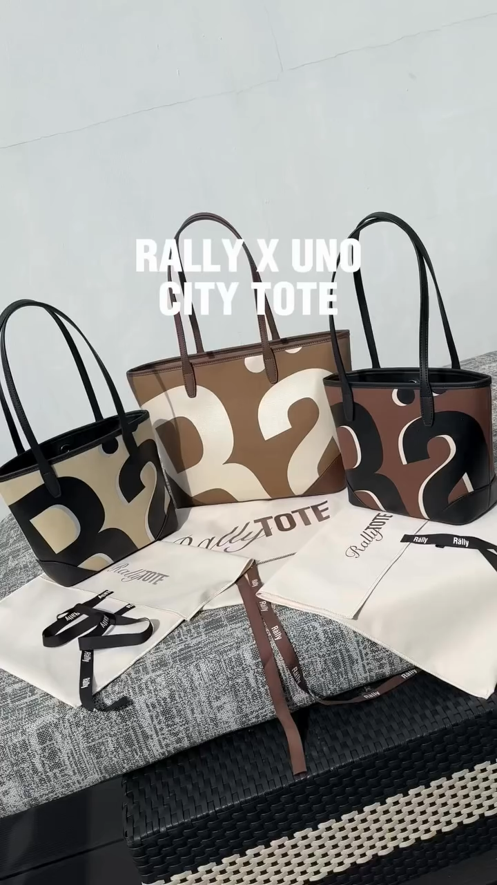 📢พร้อมส่งค่ะ💯🔥 Rally x UNO City Tote (Limited) L/Mini 3 colors กระเป๋าถือ สะพายข้าง