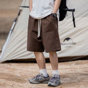 Loose Casual Workwear Shorts Mens Summer 2025 New Style Wide Leg Solid Color Pants Five-Quarter Length Trousers