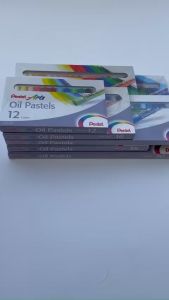 Màu sáp dầu Pentel oil pastels bộ sáp màu dầu 12/ 16/ 25/ 36/ 50 màu