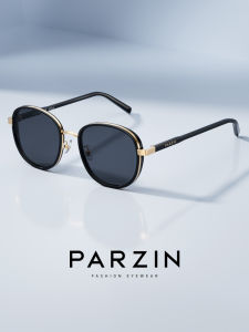 PARZIN | Kính Mát Viền Tròn Phong Cách Retro Bảo Vệ UV