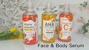 AHA Essence gently tightens and repairs the skin hydrates and brightens the skin. The essence moisturizes and cares for the skin