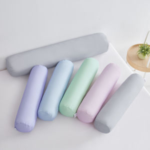 ซัมเมอร์ไอซ์ ผ้าไหม ปลอกหมอนยาวสีลูกกวาดข้างนอนขาจับคลุมรอบเบาะรองนอนหมอนตกแต่งรูปทรงกระบอก