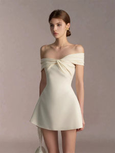 Elegant Fitting French Style Evening Dress