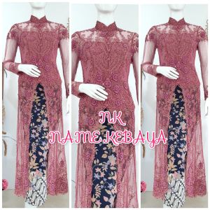 atasan kebaya payet moderen kebaya panjang + longtorso