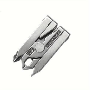 EDC 6-In-1 Portable Foldable Mini Pliers Multifunctional Outdoor Survival Clamp Tool Camping Equipment Pocket Gear Kit Access