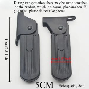 1 Pair Foldable Front Foot Pedals for Yadi Aima Harley U1 E-Bike Lightweight Aluminum Alloy Anti-Slip Cycling Pedals Accessories