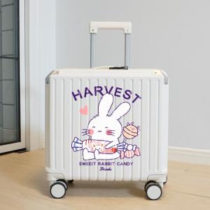 New 2025 Cartoon Luggage Carry-On Suitcase Travel Bag with Combination Lock for Men And Women Small Size Pullman Bag