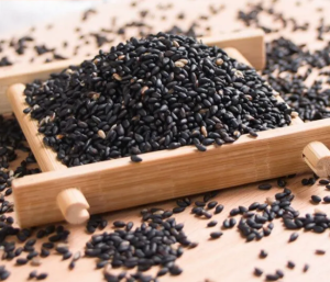 Stir fried black sesame seeds dry and ready to eat individually packaged 200g/200g * 3   熟黑芝麻