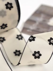 Korea Pita Ribbon Silk Hati Heart Flower Bunga Busur Diy Buatan Tangan Untuk Hadiah Toko Bunga Kue Bunga