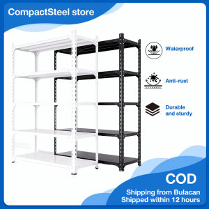 CompactSteel store Metal Rack Organizer Steel Rack Shelves Adjustable Tool Storage & Shelvinggrocery rack display rack shelf Rust Proof Weight bearing 500kg