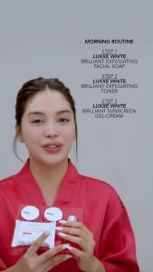 BRILLIANT TONER LUXXE WHITE 10GRAMS  EXFOLIATING with glutathione collagen and placenta