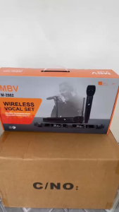 MBVไมค์ลอยคู่ /ไมโครโฟนไร้สาย VHF รุ่นM-2002