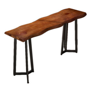 Solid Wood Bar Table Restaurant Wall Mounted Home Balcony Narrow Table Milk Tea Shop High Leg Bar Table And Chairs