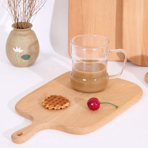 เขียงไม้สำหรับห้องครัวเขียงกันโรคราน้ำค้างได้อเนกประสงค์กระดานเหนียวสำหรับขนมปังผลไม้ซูชิ