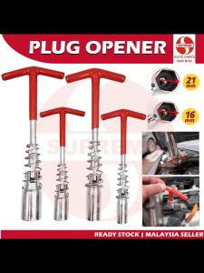 S2U Spark Plug Opener Removal Tool Universal T-Handle Honda Nissan Toyota Proton 16 21mm Pembuka Plug Kereta