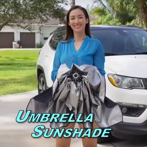 Foldable Car Umbrella Sun Shade UV Interior Windshield Front Window Cover Visor / Payung Kereta