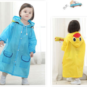 Raincoat Kids Cartoon Animal Style Waterproof Kids Raincoat Baby Cute Funny Waterproof Poncho Student Poncho  Kid Rain Coat Baby Cartoon 3D Waterproof Raincoat