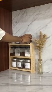 Rak bumbu dapur susun 3 / rak serbaguna 3 susun / rak toples rak pawon