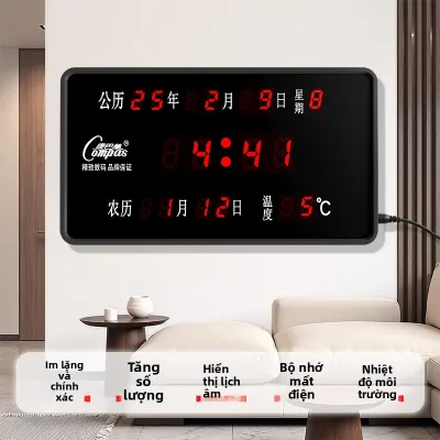 Compas | Đồng Hồ Lịch Vạn Niên LED Số