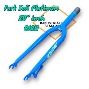 (( FORK SEPEDA LIPAT PLATINUM )) Garpu Seli 20 inch Fork Depan steel Folding Bike Oversize 20inch Original