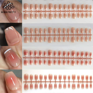 BORN PRETTY 30Pcs Nail Tip Fake Nail Fashion Wearable False Nails Simple Full Cover Press on Nails DIY Wear Nail Tool