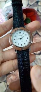 Đồng hồ nam nữ Laurier size măt:36mm second hand si nhật- đã qua sử dụng