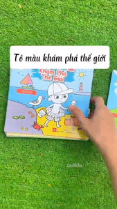 Sách - Tô màu khám phá thế giới cho bé - Lẻ tự chọn - Đinh Tị