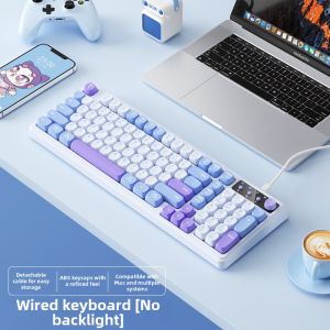B.O.W | Wireless & Wired Bluetooth Tri-Mode Keyboard Mouse Set Desktop