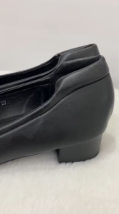 Genny Anselma - Sepatu Wanita Pantofel Hitam Heels 3 CM 0865026