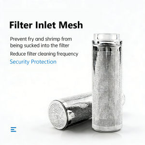 Stainless Steel Shrimp Tank Filter Inlet Protector Mesh - Aquarium Anti-Suction Net Sleeve Accessories
